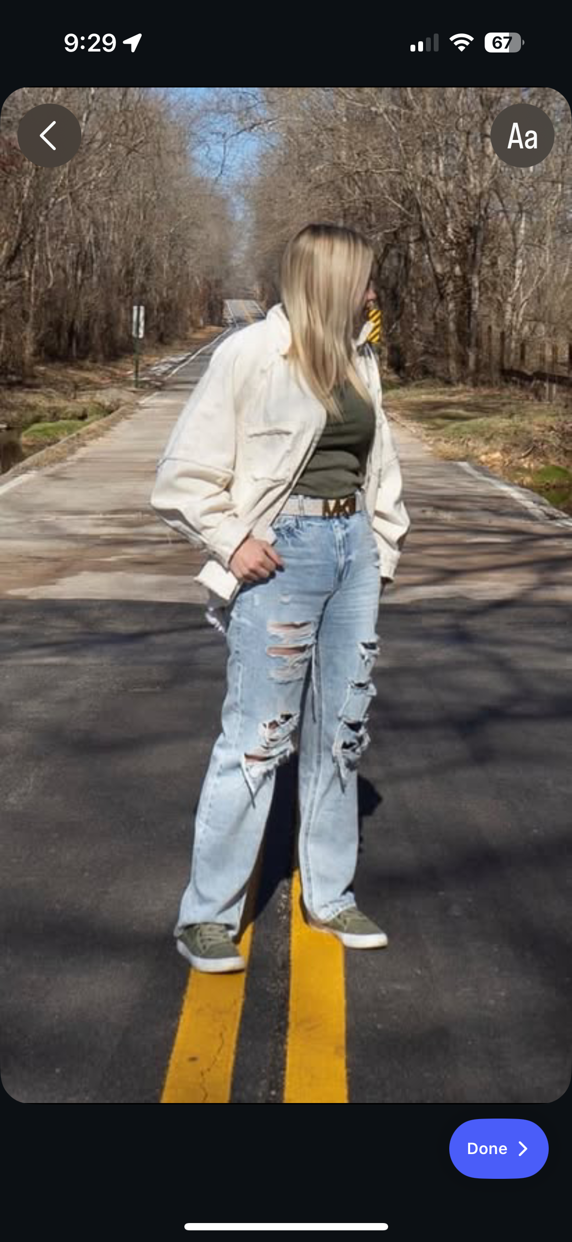 White Denim Jacket