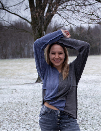 Cozy Winter Blues Top