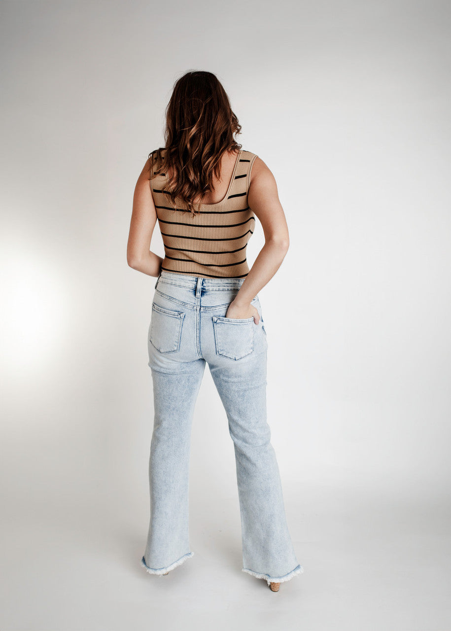 KanCan split leg jeans