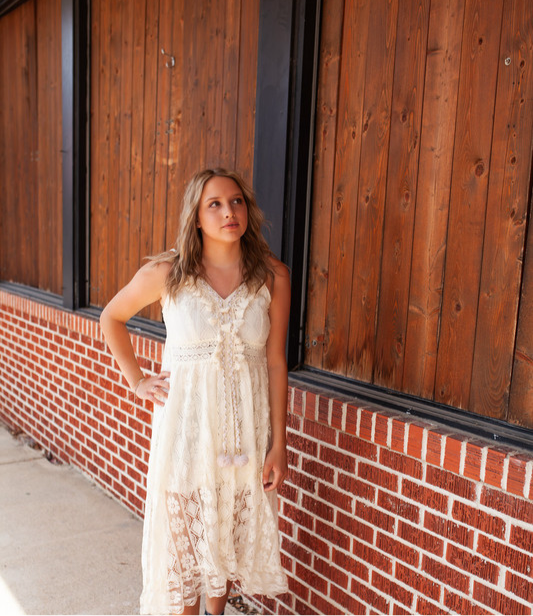 Southern Bell Cream Dress