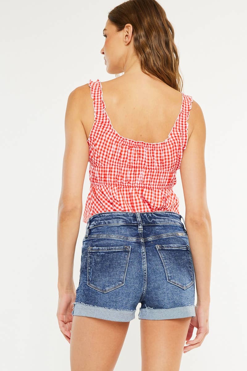 Button Up Kancan Shorts