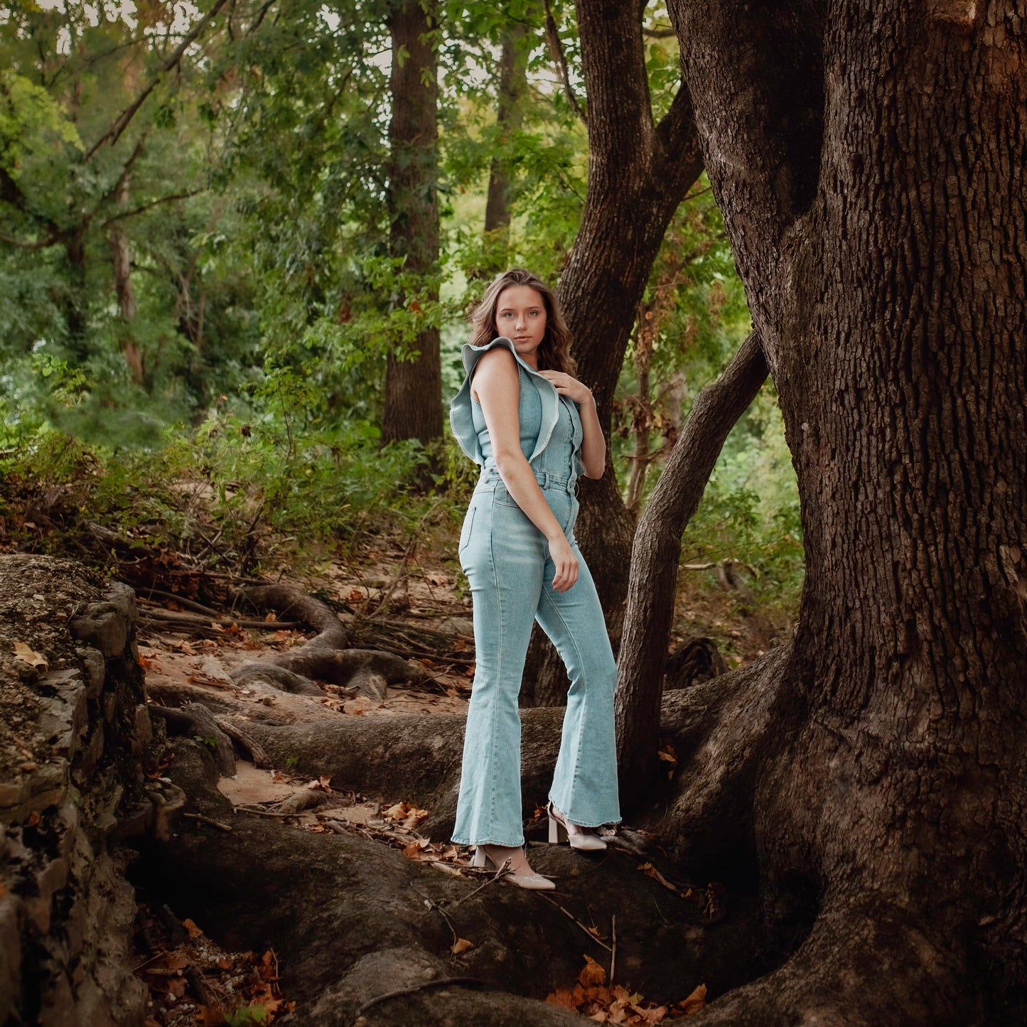 Denim jumpsuit