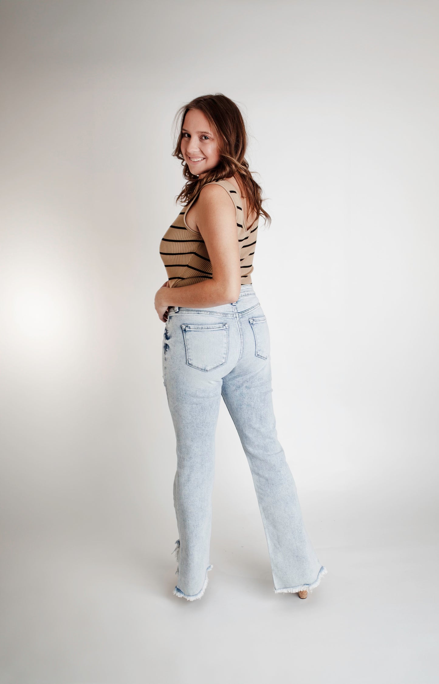 KanCan  split leg jeans