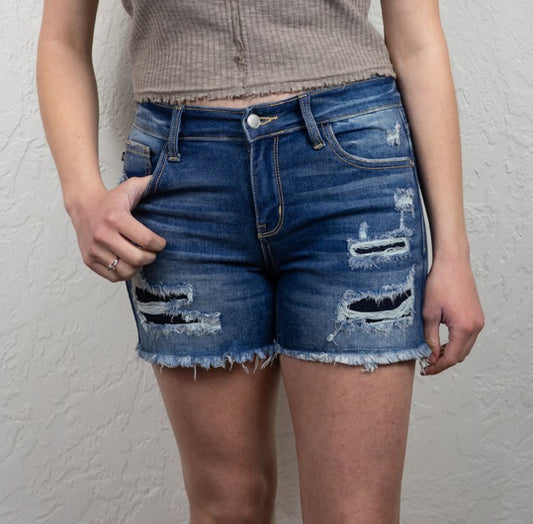 Dark Wash Shorts