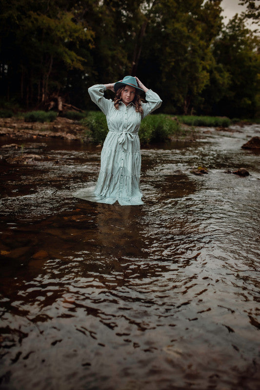 Long Striped Dress